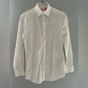 Charles Tyrwhitt Non-Iron Twill Shirt - White - Extra Slim 14.5/33 in
